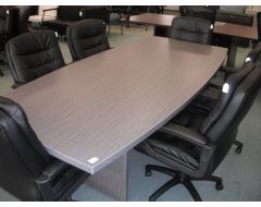 new OFD-136 8' conference table in burnt strand